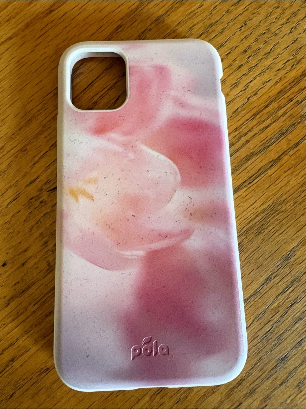 Pela iPhone 11 Pink Floral Rose Compostable Eco-Friendly Phone Case